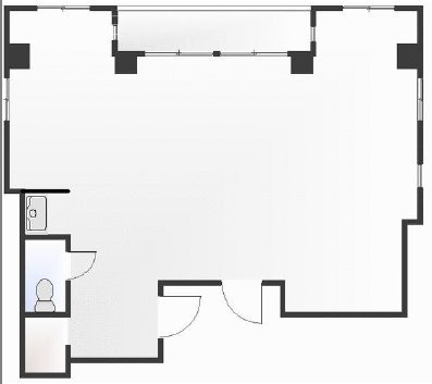 チドリ屋ビル4F 間取り図