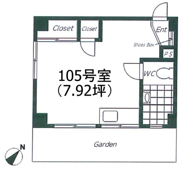 ブルーハイツ105 間取り図