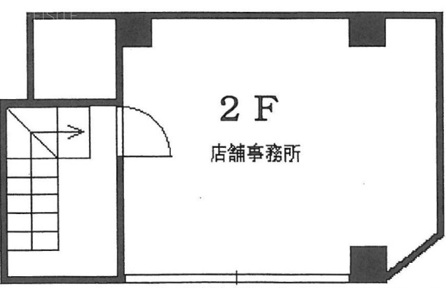 渋谷マンションビル2F 間取り図