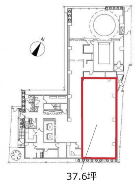 METLIFE青山ビル1F 間取り図