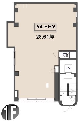 イマス山吹町ビル1F 間取り図