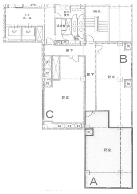 新橋アネックスA 間取り図