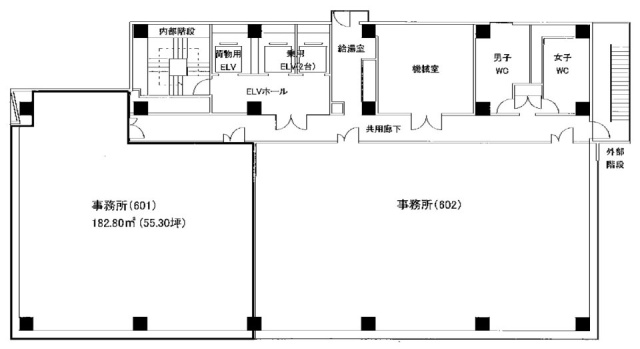 いちご川崎ビル601 間取り図