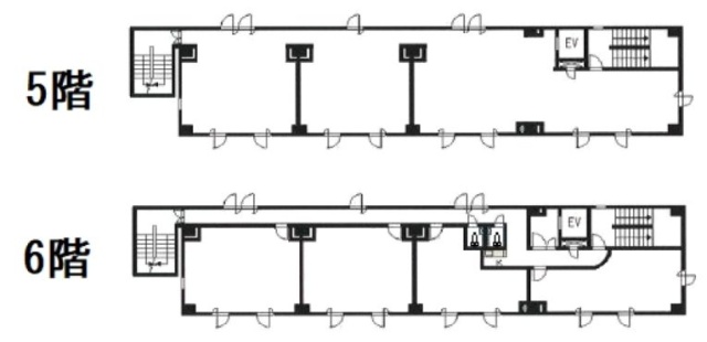 グランドプラザ新松戸駅前5F～6F 間取り図