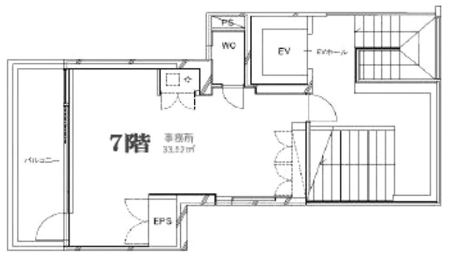 新宿ひかりビル7F 間取り図