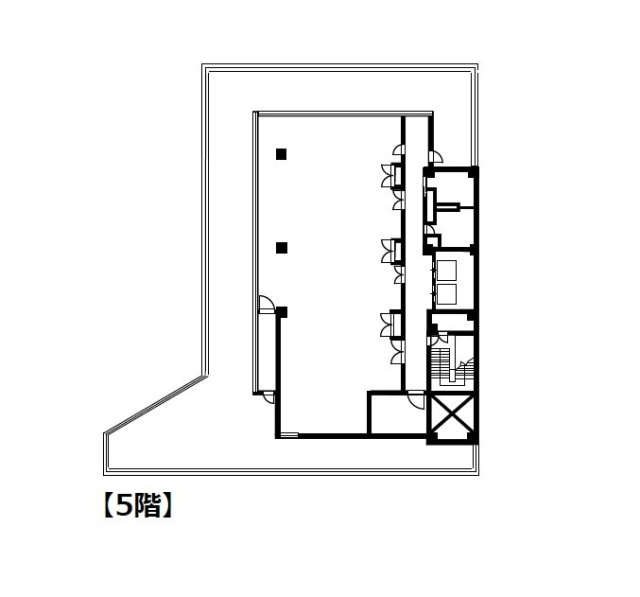 仮)南青山旧ニッカビルディング5F 間取り図