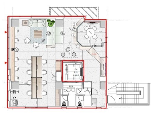 ユースクエア渋谷神山町6F 間取り図