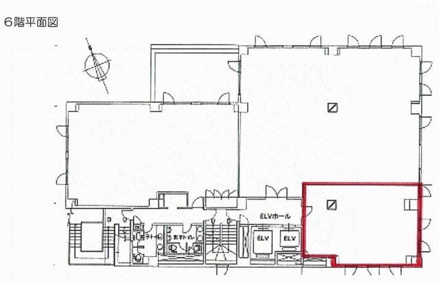 虎ノ門東洋共同ビル6F 間取り図