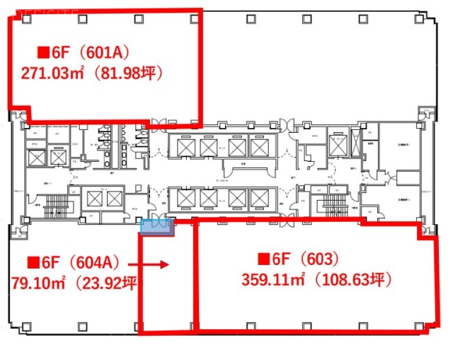 紀尾井町ビル603 間取り図