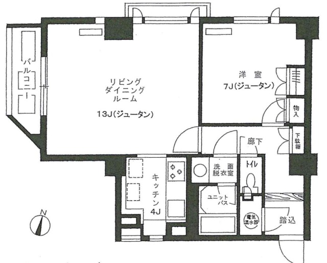 パレロワイヤル南青山211 間取り図
