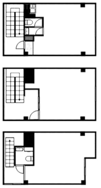 信濃町ビル1F～3F 間取り図