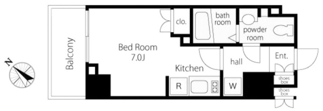 VORT渋谷松濤residence302 間取り図