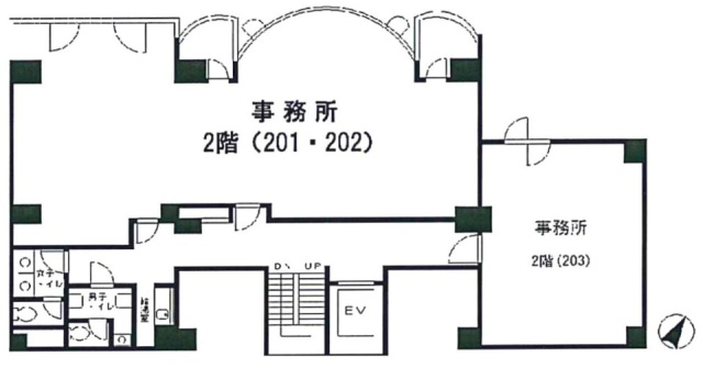 セリオ弐番館ビル201・202 間取り図