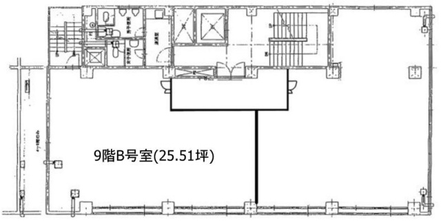 晴花(せいか)ビルB 間取り図