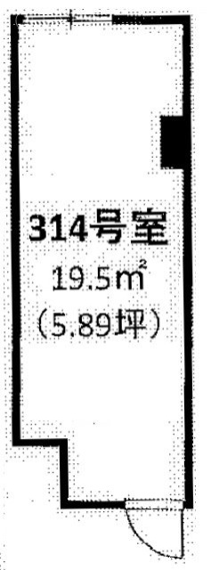 ワコーレ新宿第一ビル314 間取り図