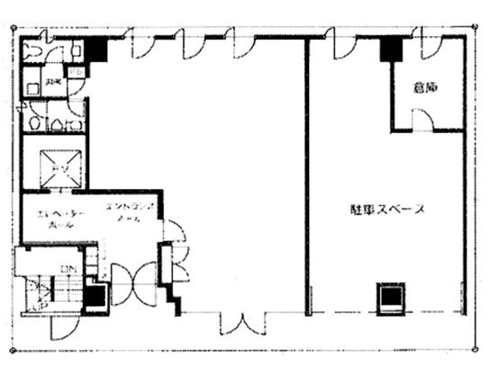 新橋IKビル1F 間取り図