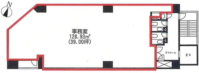神田アーバンビル9F 間取り図