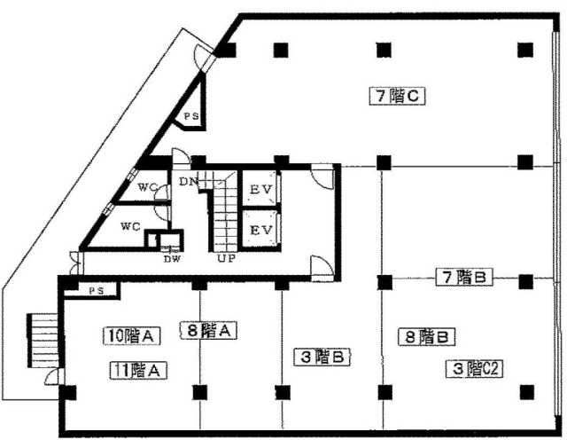 山の手ビルB 間取り図