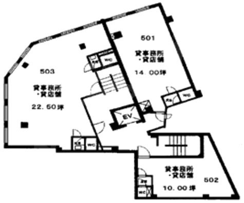 第三太陽ビル502 間取り図