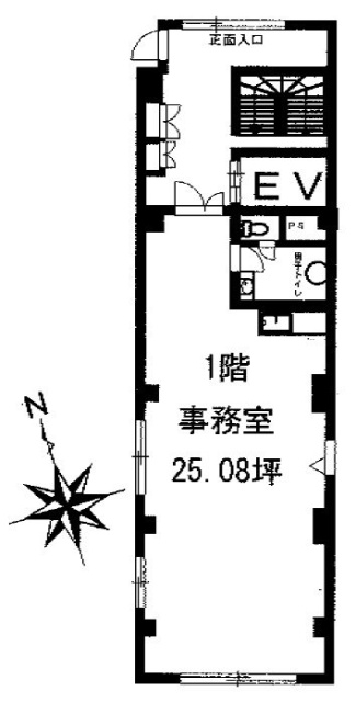 第2森初ビル1F 間取り図