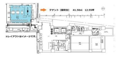 アパホテル(御茶ノ水湯島)ビル1F 間取り図
