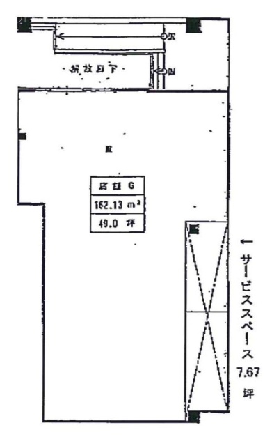 偕楽三ノ輪ビル206 間取り図