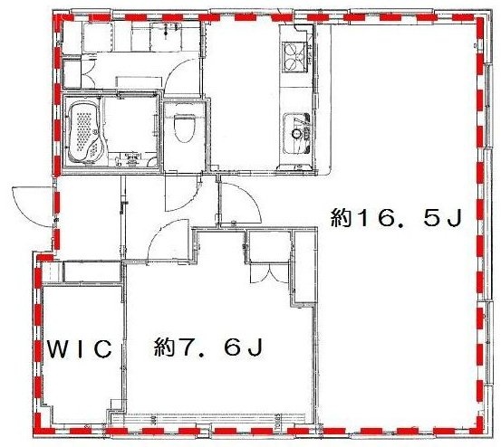FLG日本橋小網町ビル8F 間取り図