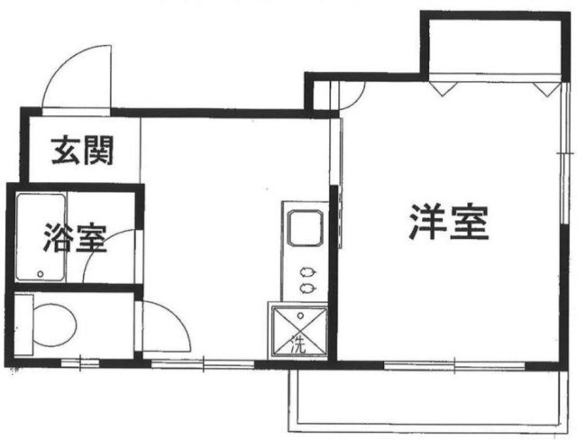 日本橋太閤ビル401 間取り図