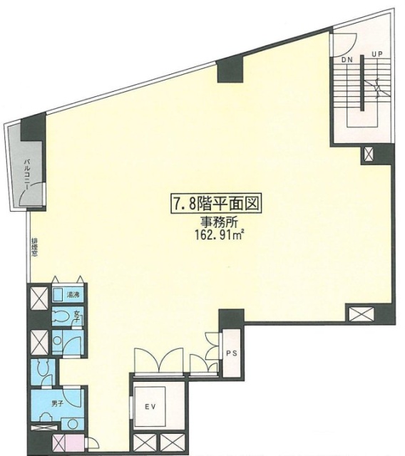 四谷曙橋ビル8F 間取り図