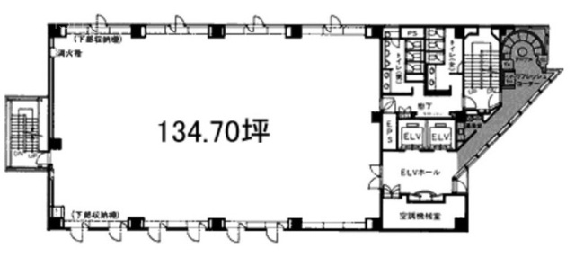 赤坂SHASTA・EAST801 間取り図