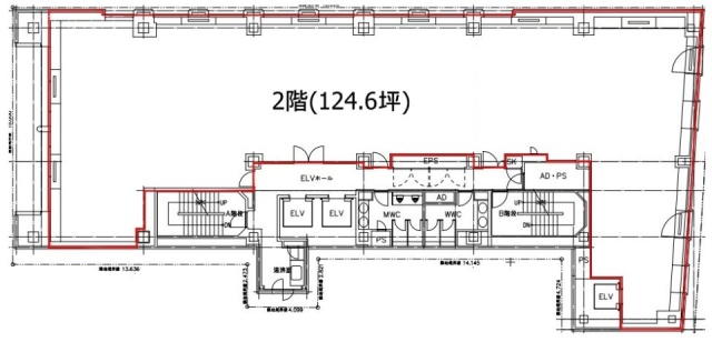 東京神田須田町ビル2F 間取り図