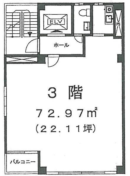 カノウビル3F 間取り図