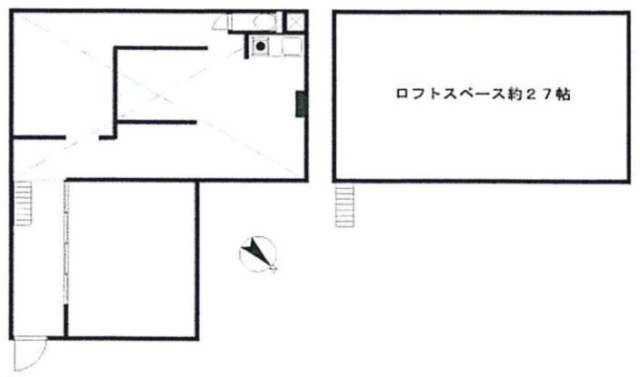 コスモ千駄木B1F 間取り図