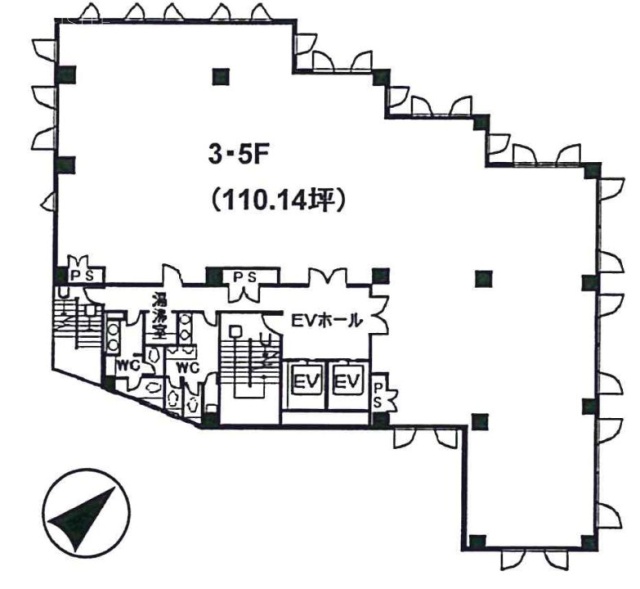 高田馬場看山ビル3F 間取り図