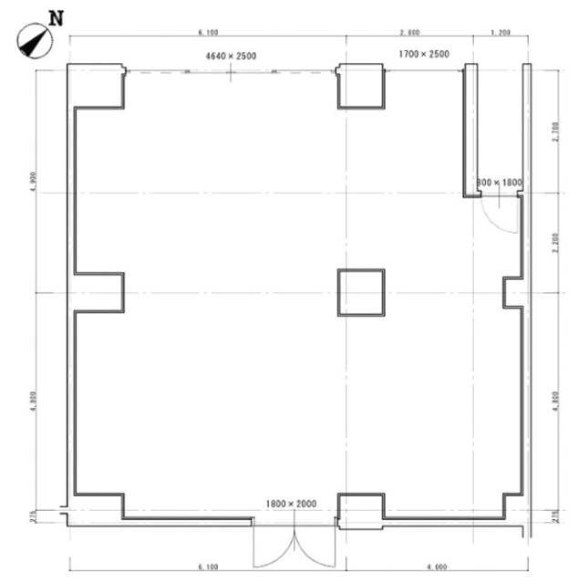 若井ビル1F 間取り図