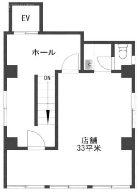 矢田ビル201 間取り図