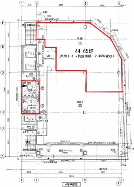 ヒューマックスパビリオン大森4F 間取り図