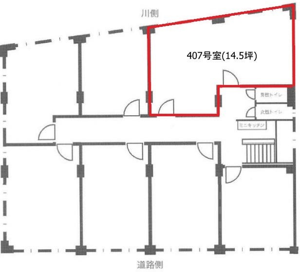 第2井上ビル407 間取り図