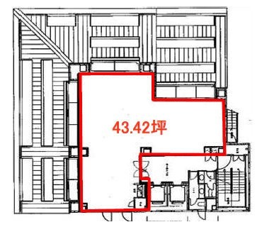三和港南ビル8F 間取り図