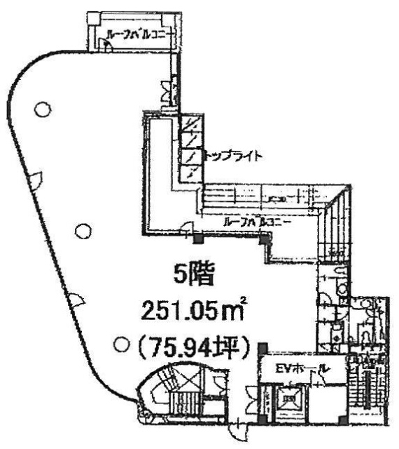 424桜丘ビル5F 間取り図