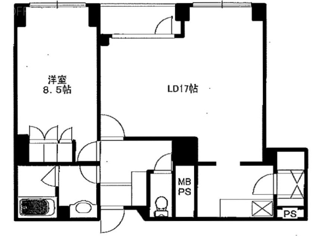 エルプリメント新宿353 間取り図