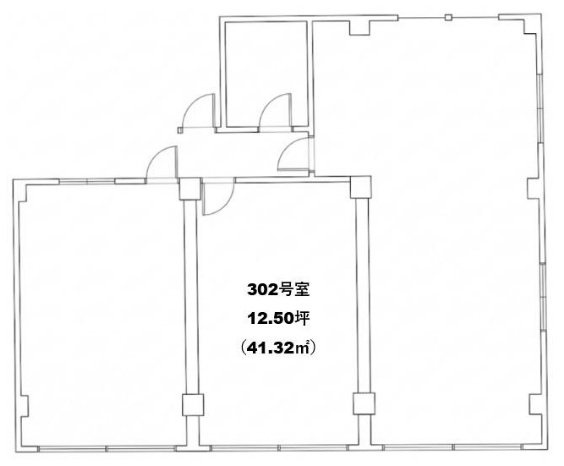 第一銀座ビル302 間取り図