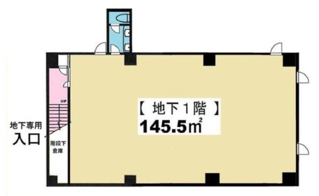 豊電ビルB1F 間取り図