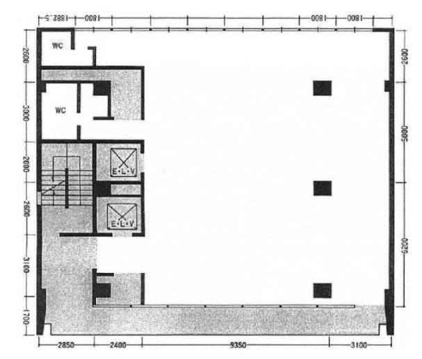 久月ビル8F 間取り図