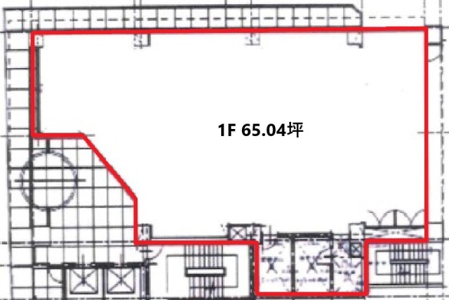 三井ビル1F 間取り図