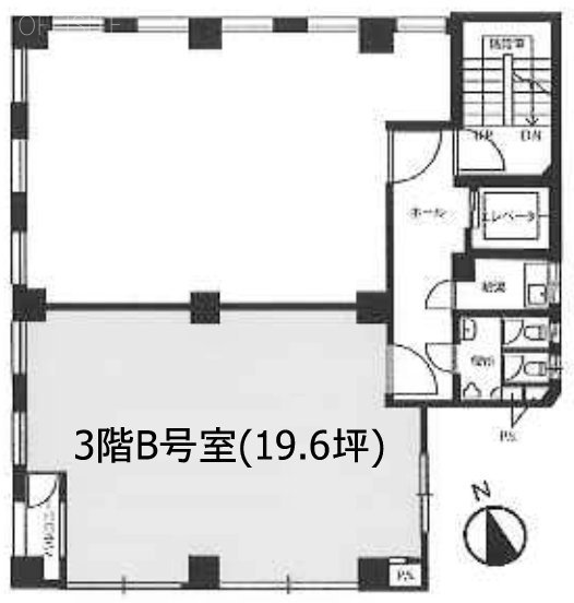 カツハタビルB 間取り図