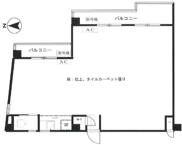 メゾン青山501 間取り図