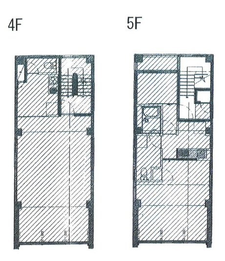 松谷ビル4F～5F 間取り図