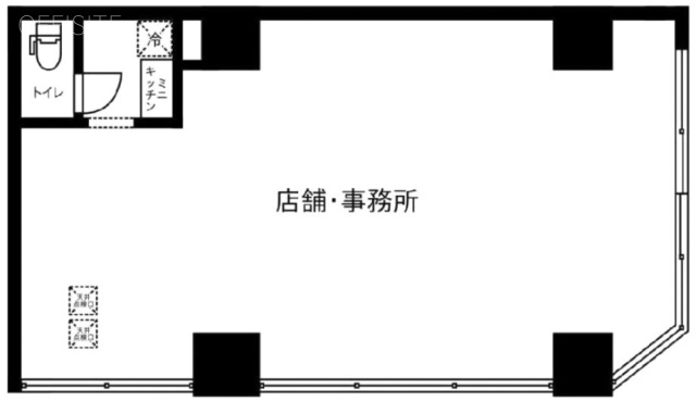 グリーンヒルズ浅草橋ビル1F 間取り図
