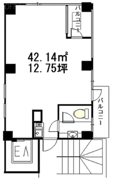 エースビル3F 間取り図